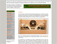 Tablet Screenshot of hamsterparadies.de